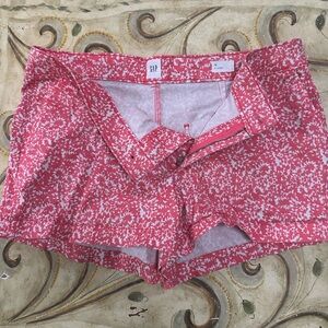 GAP Pink & White Printed Shorts